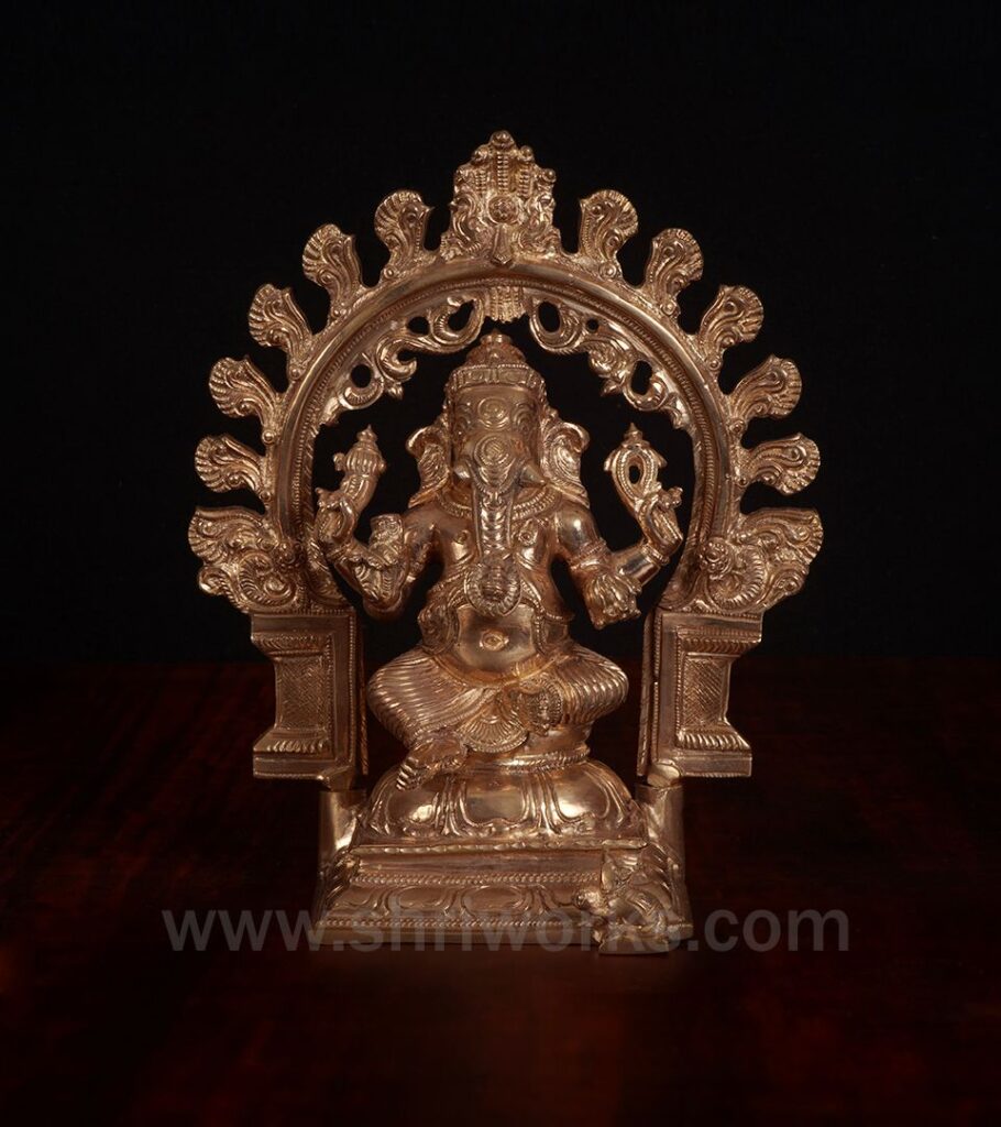 Lord Ganesha Panchaloha Statue