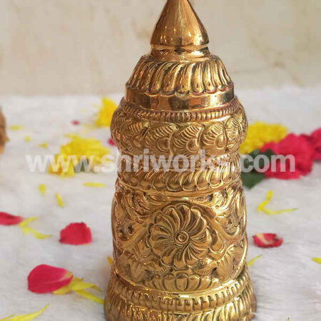 Brass crown for deity