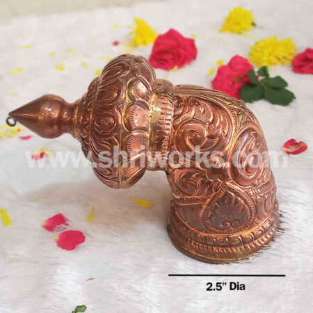 Copper Andal Kireedam