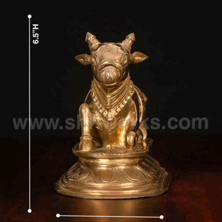 Panchalogam Nandhi Statue